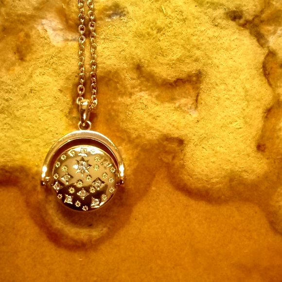 18k two sided Necklace - Picture 1 of 4